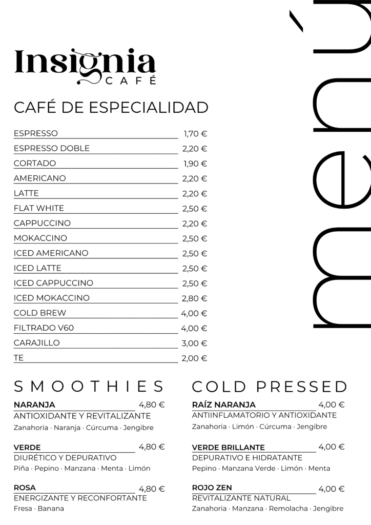 Menú Cast 1